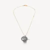 Collana con oroscopo del Capricorno in oro/argento