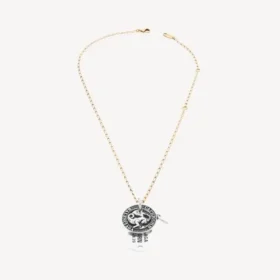 Collana con oroscopo del Capricorno in oro/argento