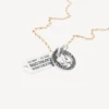 Collana con oroscopo del Capricorno in oro/argento