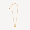 Collana lunga Nano Square in oro
