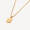 Collana lunga Nano Square in oro