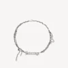 Collana “Typo Destroyed” in argento anticato
