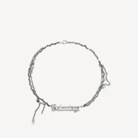Collana “Typo Destroyed” in argento anticato