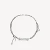 Collana “Typo Destroyed” in argento anticato
