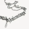 Collana “Typo Destroyed” in argento anticato