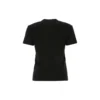 Cotone con stampa logo SS21, nero 612964TJVD91034