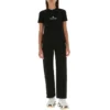 Cotone con stampa logo SS21, nero 612964TJVD91034
