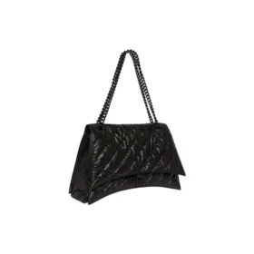 Crush Large Chain Bag Quilted “Black” 716332210IY1000
