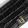 Custodia per cellulare da donna Hourglass, nera Custodia per cellulare da donna Hourglass, nera
