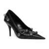Décolleté Cagole 90 mm “Black Arena Lambskin” 714252WAD4E1081