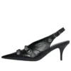 Décolleté con cinturino posteriore Cagole da 70 mm “Black” 714251WAD4E1081