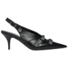 Décolleté con cinturino posteriore Cagole da 70 mm “Black” 714251WAD4E1081