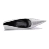 Décolleté con tacco a coltello quadrato goffrato “Silver” 572879WBB208100