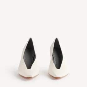 Décolleté da donna modello Duchesse in bianco neve