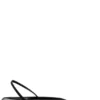 Decolleté con cinturino posteriore e tacco a spillo BB Square Knife “Black” 691740WAWNC1088