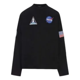 Felpa Balenciaga x NASA Space Multi-Patch “Black” 662496TKVD71070 Felpa Balenciaga x NASA Space Multi-Patch “Black” 662496TKVD71070