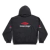 Felpa con cappuccio 3B Sports Icon Oversized “Nero Rosso Bianco” 739024TPVD81470