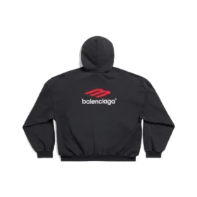 Felpa con cappuccio 3B Sports Icon Oversized “Nero Rosso Bianco” 739024TPVD81470