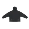 Felpa con cappuccio 90/10 dalla vestibilità ampia “Washed Black” 674986TMVH41055
