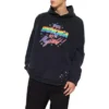 Felpa con cappuccio 90/10 dalla vestibilità ampia “Washed Black” 674986TMVH41055