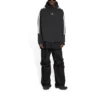 Felpa con cappuccio a maniche a righe Sporty B, oversize “Black White” 704023TMVG23869