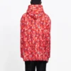 Felpa con cappuccio BB a trama intrecciata “Red” 594576THV676400