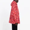 Felpa con cappuccio BB a trama intrecciata “Red” 594576THV676400