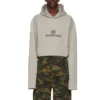 Felpa con cappuccio BB Pixel Print “Grey” 661711TKVF68174