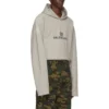 Felpa con cappuccio BB Pixel Print “Grey” 661711TKVF68174