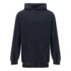 Felpa con cappuccio BB vestibilità media “Washed Black” 570811TMVG68190