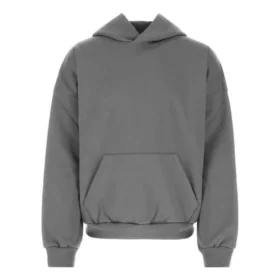 Felpa con cappuccio Care Label, vestibilità media “Grey Black” 725565TNVL61219