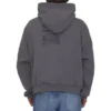 Felpa con cappuccio Care Label, vestibilità media “Grey Black” 725565TNVL61219