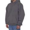Felpa con cappuccio Care Label, vestibilità media “Grey Black” 725565TNVL61219