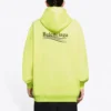 Felpa con cappuccio con logo Alphabet giallo 578135TJVD47110