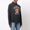 Felpa con cappuccio con stampa del logo del college “Black” 674685TLV891076
