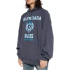 Felpa con cappuccio con stampa del logo del college “Navy” 697879TMV964140