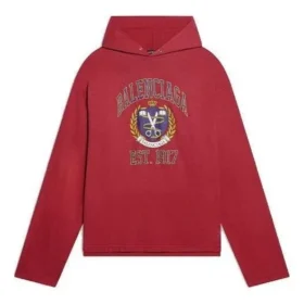 Felpa con cappuccio con stampa del logo del college “Red” 674685TLV896163 Felpa con cappuccio con stampa del logo del college “Red” 674685TLV896163
