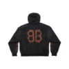 Felpa con cappuccio Crypto, vestibilità media “Black Faded” 742603TOVN71055