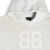 Felpa con cappuccio Crypto, vestibilità media “Off White” 742603TOVU7