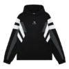 Felpa con cappuccio della tuta Sporty B “Nero Grigio Bianco” 675322TLVA31150