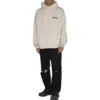 Felpa con cappuccio e apertura frontale Political Campaign “Light Beige” 739024TKVI99711