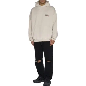 Felpa con cappuccio e apertura frontale Political Campaign “Light Beige” 739024TKVI99711 Felpa con cappuccio e apertura frontale Political Campaign “Light Beige” 739024TKVI99711