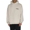 Felpa con cappuccio e apertura frontale Political Campaign “Light Beige” 739024TKVI99711
