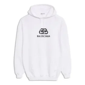 Felpa con cappuccio e coulisse, da infilare, bianca 570792TEV199044