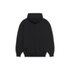 Felpa con cappuccio e coulisse in pile Bb Pixel, maniche lunghe, nera 578135TKVI81070