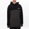 Felpa con cappuccio e etichetta Cola “Black” 621069T31754088