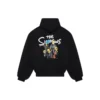 Felpa con cappuccio e imbottitura Balenciaga x The Simpsons “Black” 657115TLVG71000