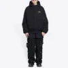 Felpa con cappuccio e imbottitura Balenciaga x The Simpsons “Black” 657115TLVG71000