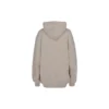 Felpa con cappuccio e logo Alphabet, grigio e bianco 641529TJVB19054