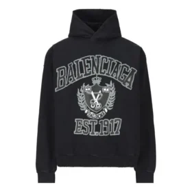 Felpa con cappuccio e logo “Black Cottom” 744463TOVK28190
